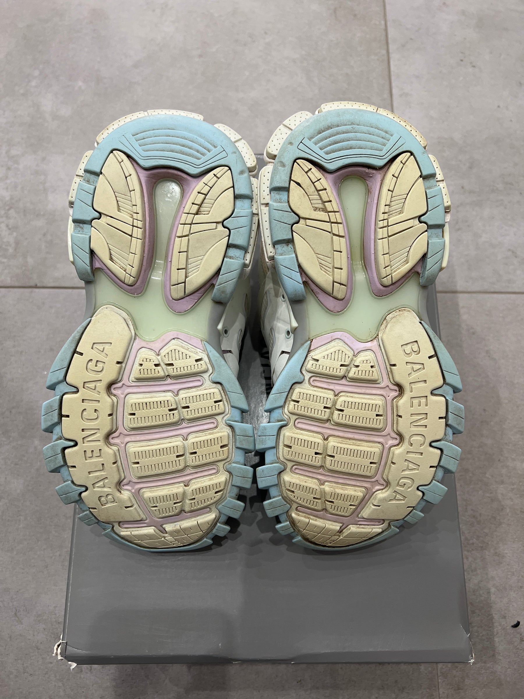 Balenciaga Track Pastel White