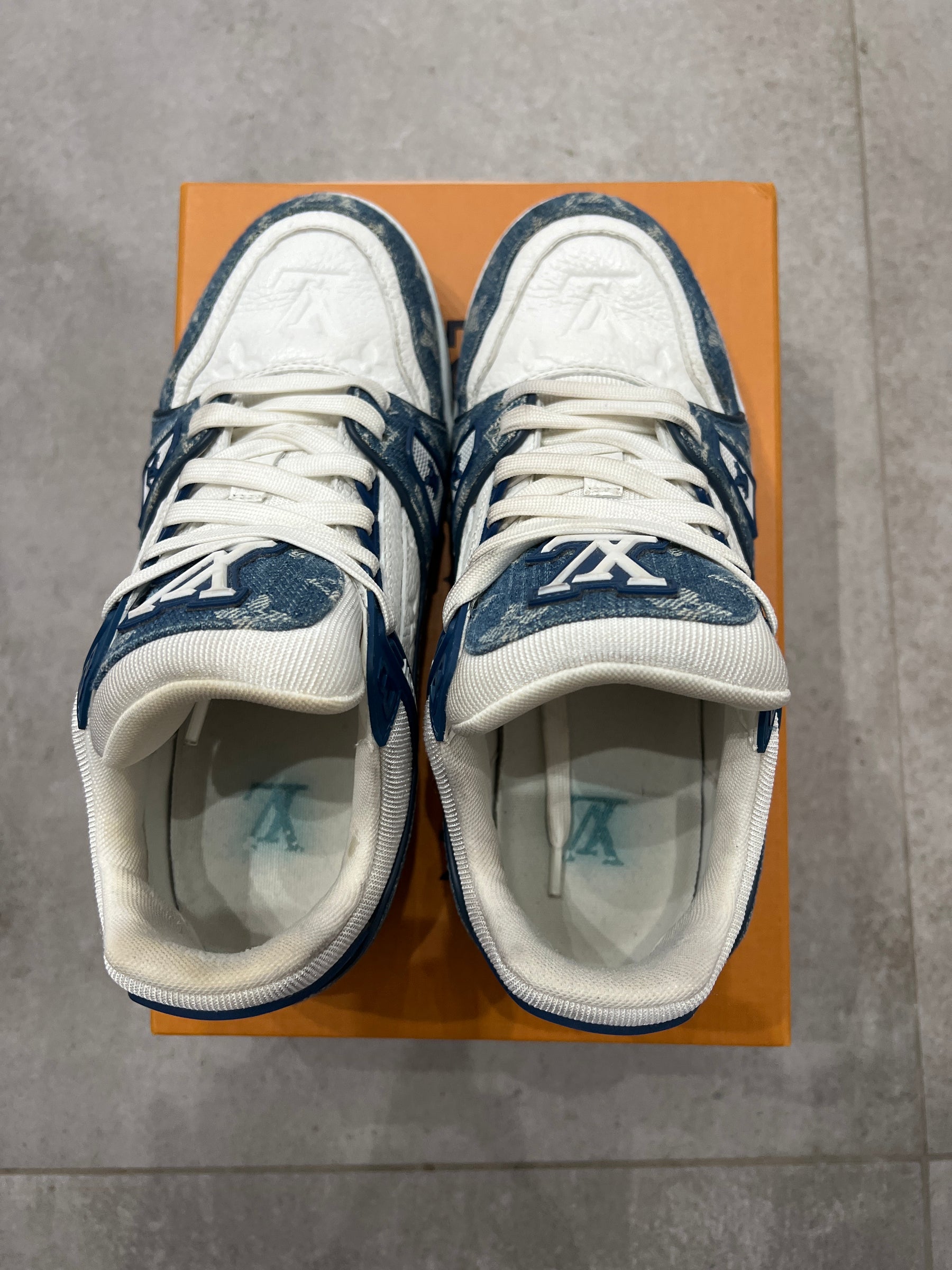 Louis Vuitton Trainer Denim Blue