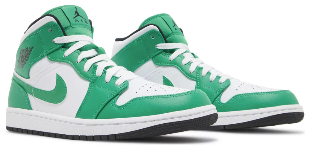 Air Jordan 1 Mid Lucky Green