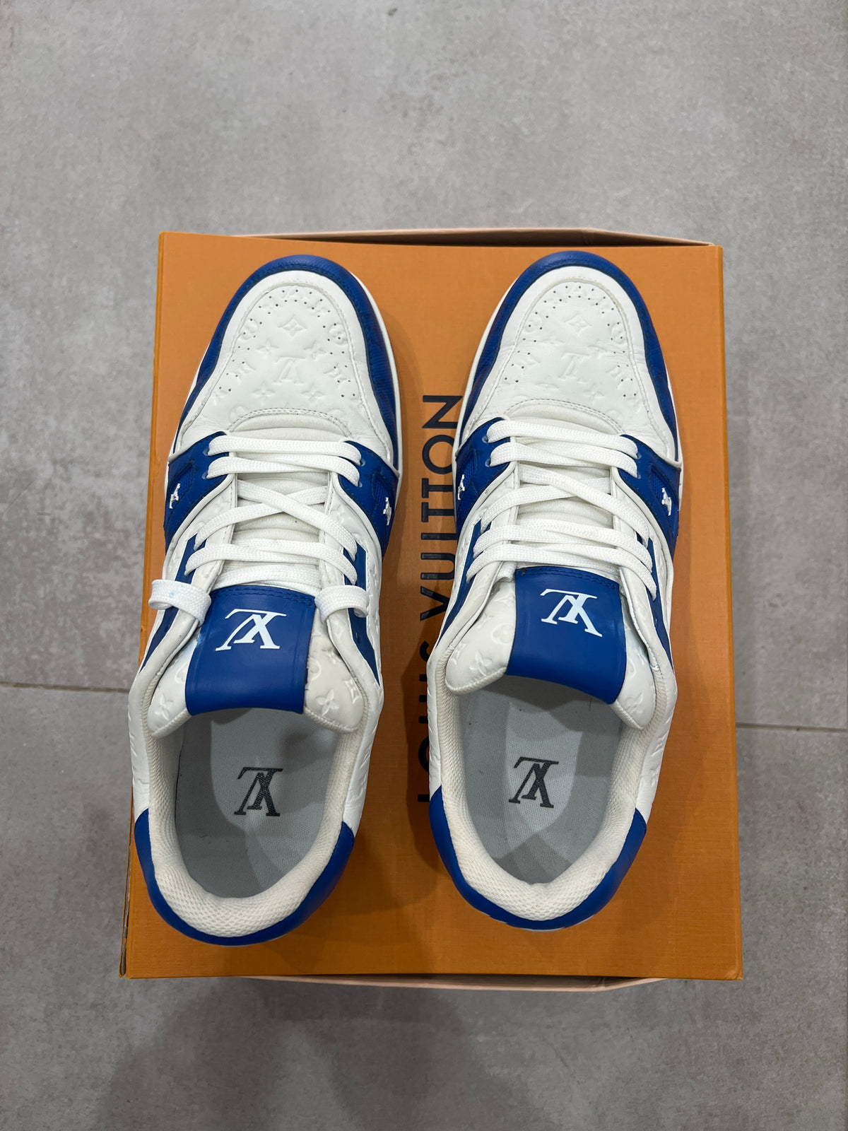 Louis Vuitton Trainer #54 Signature Blue
