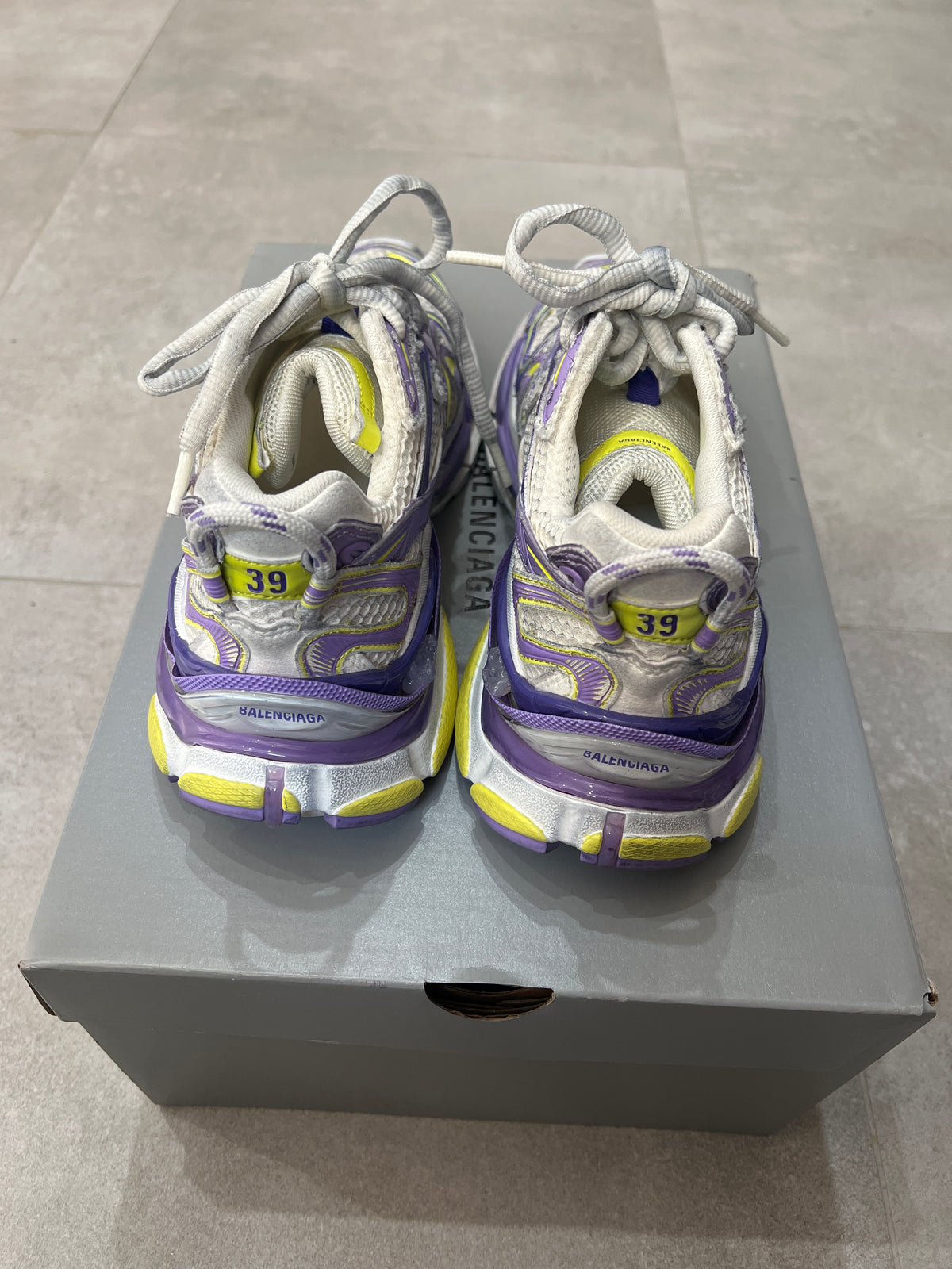 Balenciaga Runner  Grey/purple/olive