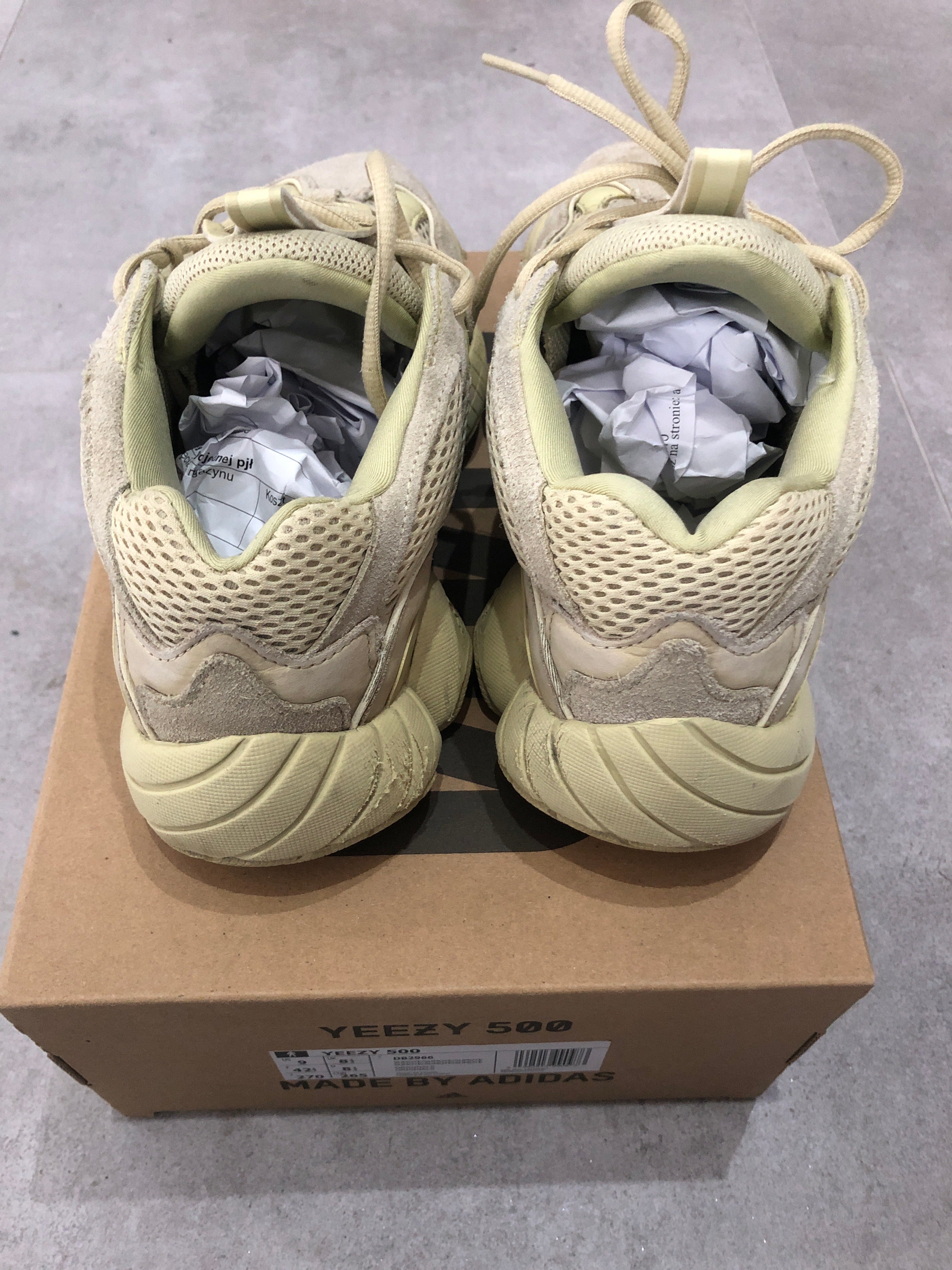 Yellow yeezy orders 500