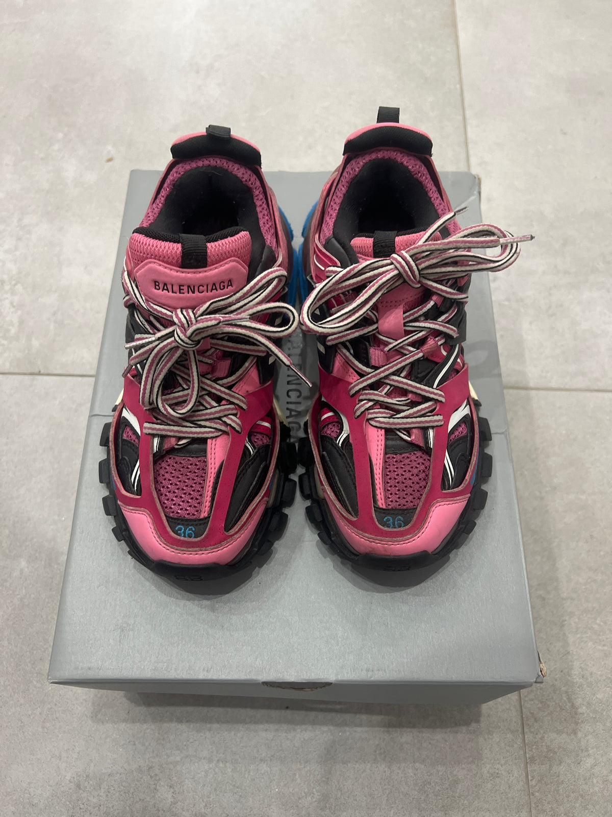 Balenciaga Track Pink/Blue/Black