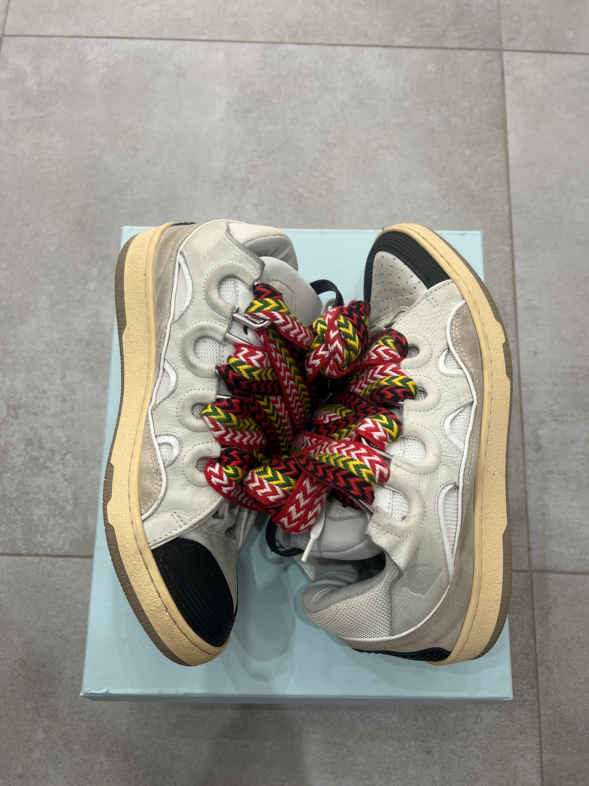 Lanvin Curb White Invory