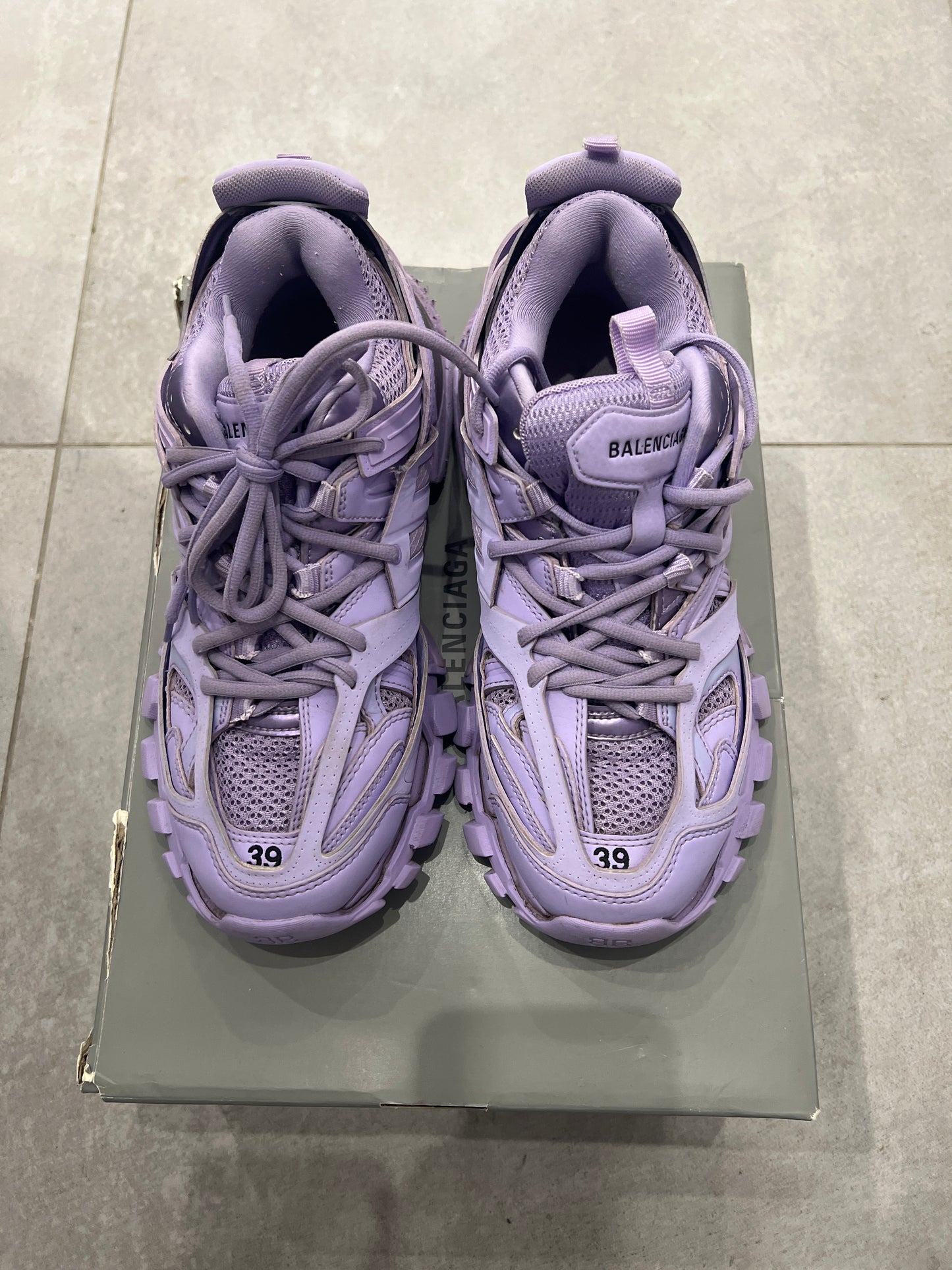 Balenciaga track Violet