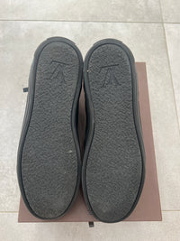 Louis Vuitton Damier Graphite/Suede High Top Sneakers Black