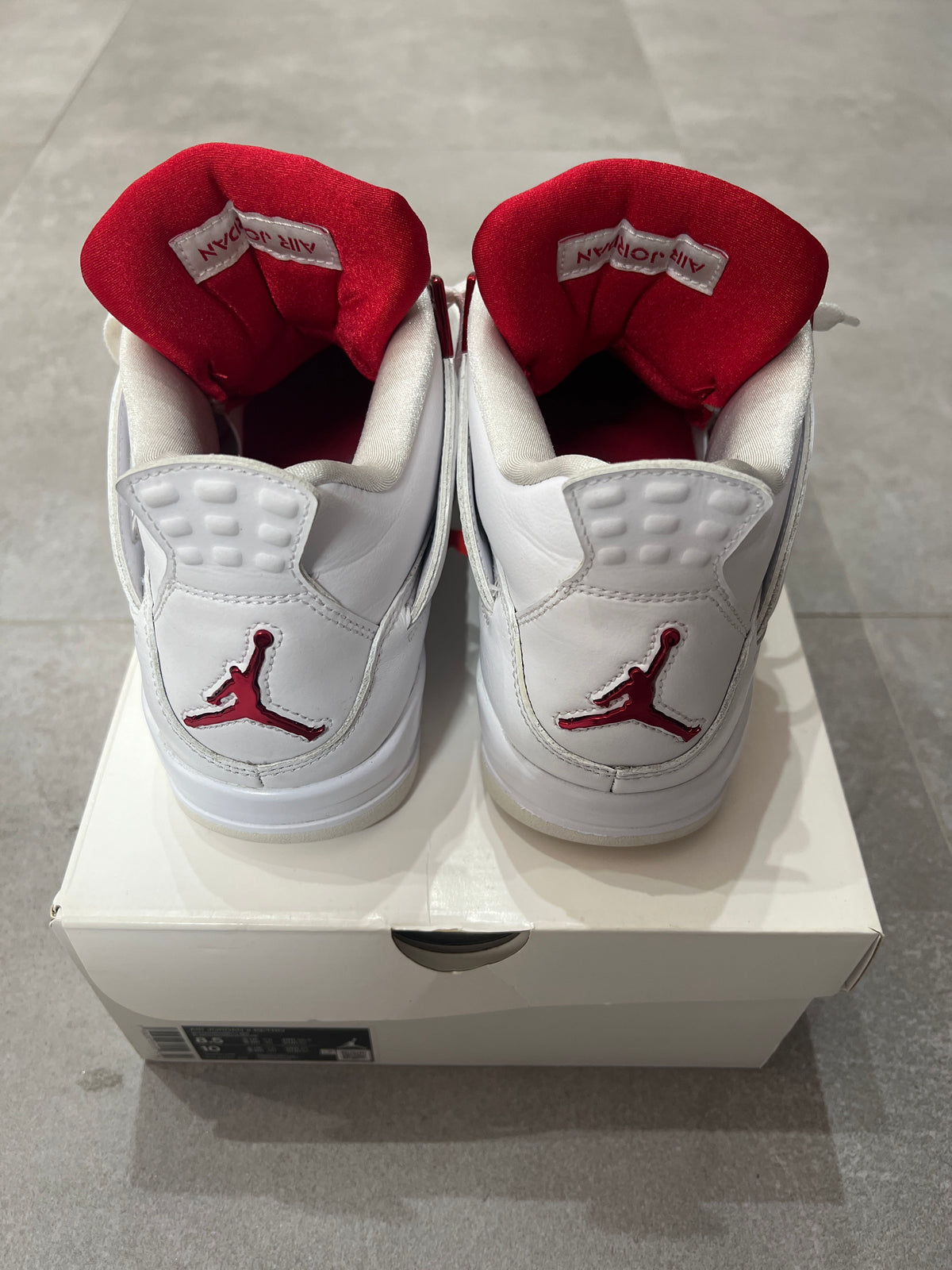 Jordan 4 Metalic Red