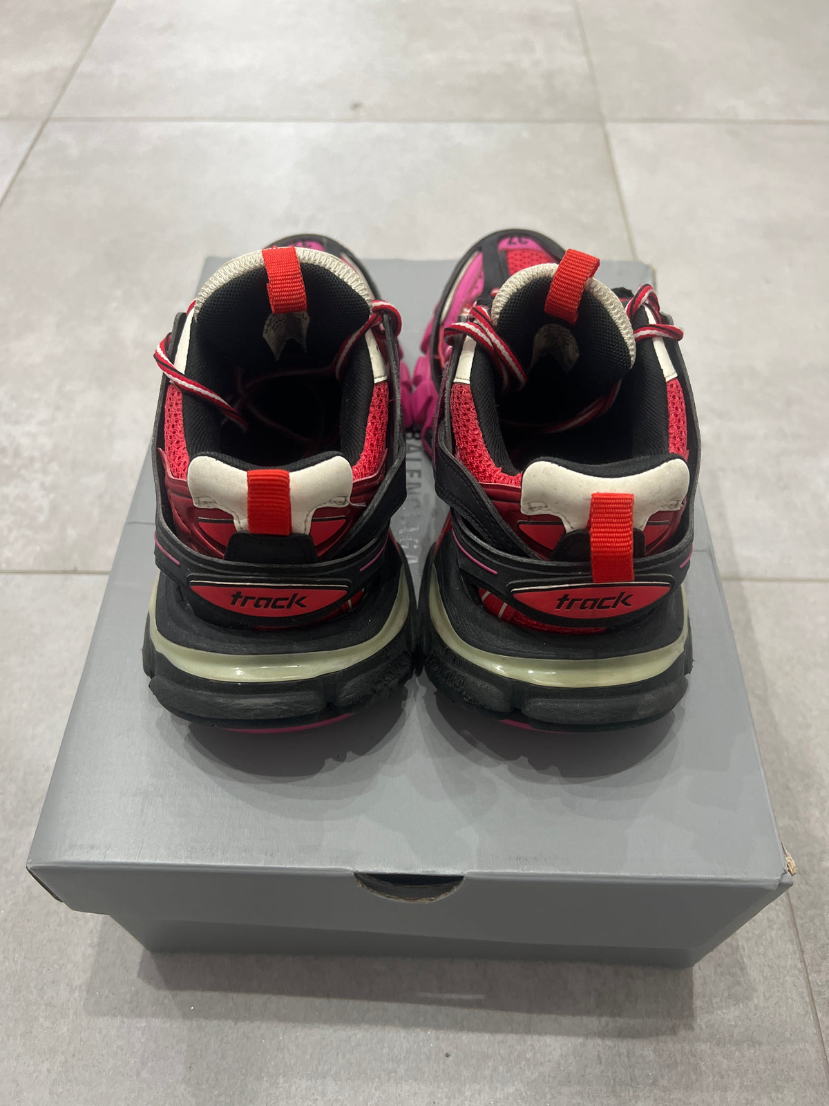 Balenciaga Track Pink/Red/Black