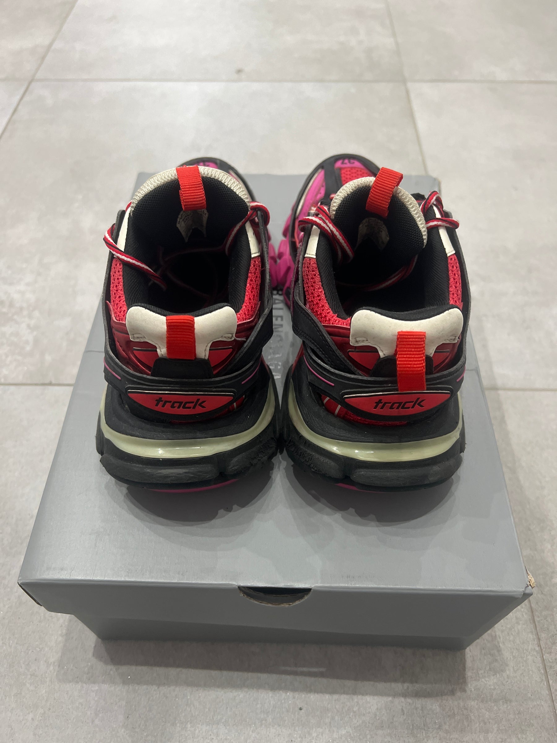 Balenciaga Track Pink/Red/Black