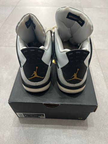 Jordan 4 Platinum Gold