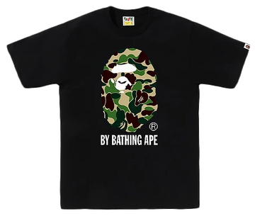 BAPE 1st Camo Big Ape Head Black/Green Tee