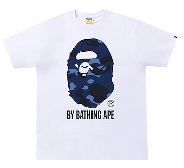 BAPE ABC Color Camo By Bathing Ape White/Navy