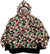 A Bathing Ape Dubai Camo Shark Full Zip Hoodie
