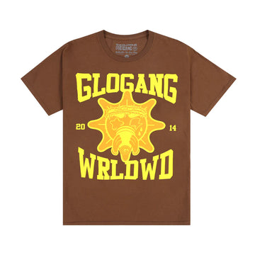 Glo Gang Worldwide T-shirt (Brown)