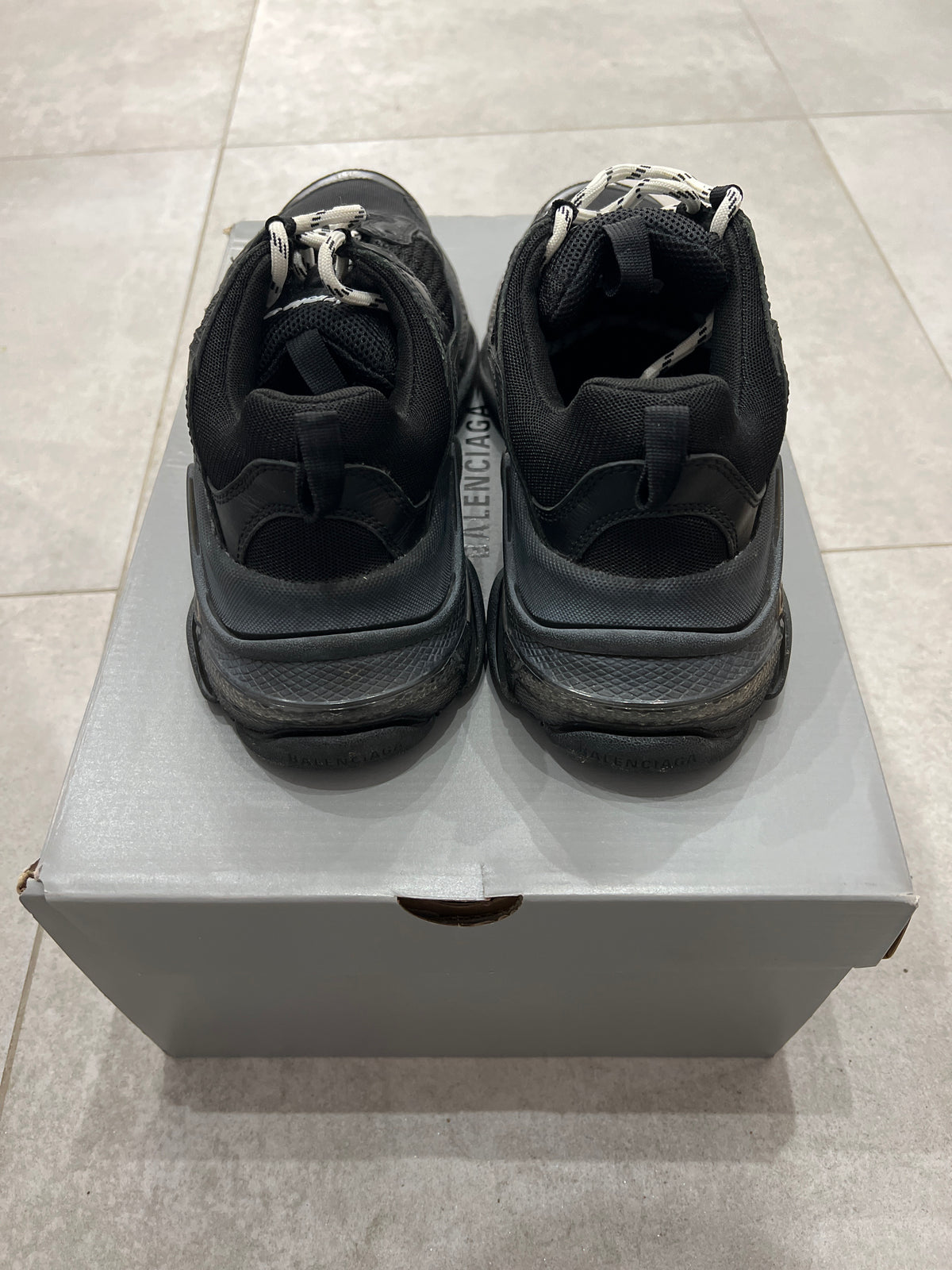 Balenciaga 3S Clearsole Black