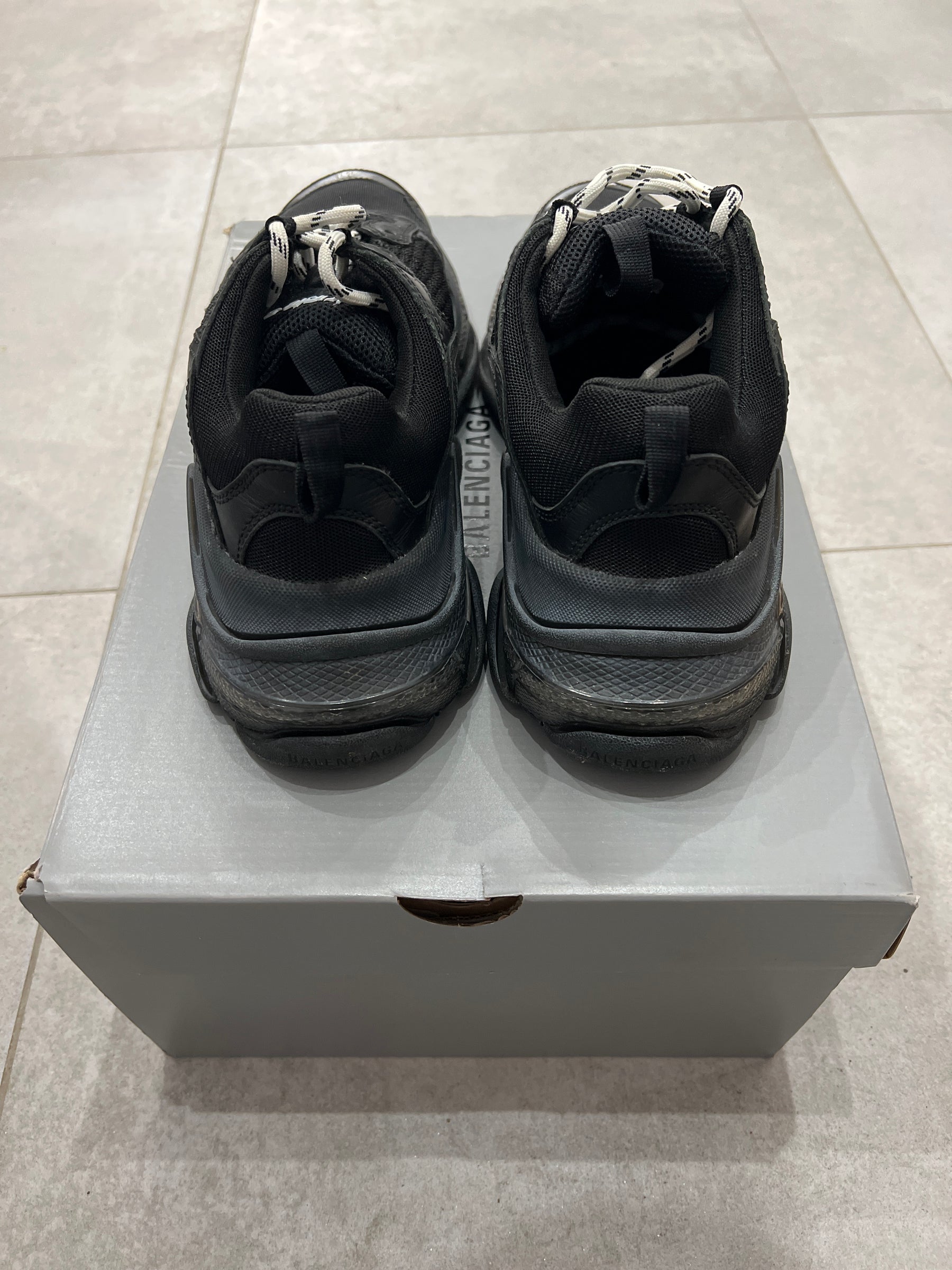 Balenciaga 3S Clearsole Black