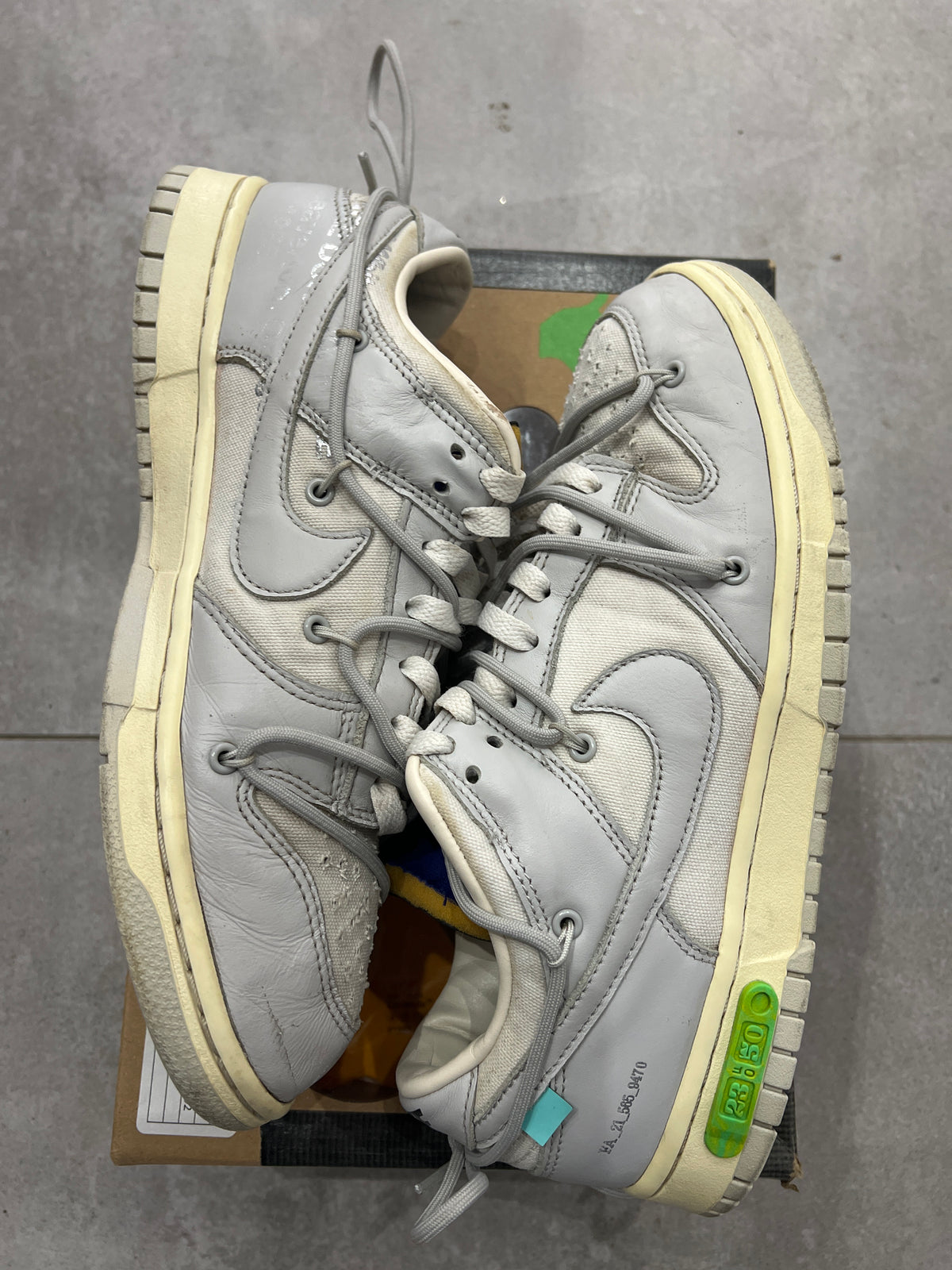 Dunk x off-white lot23
