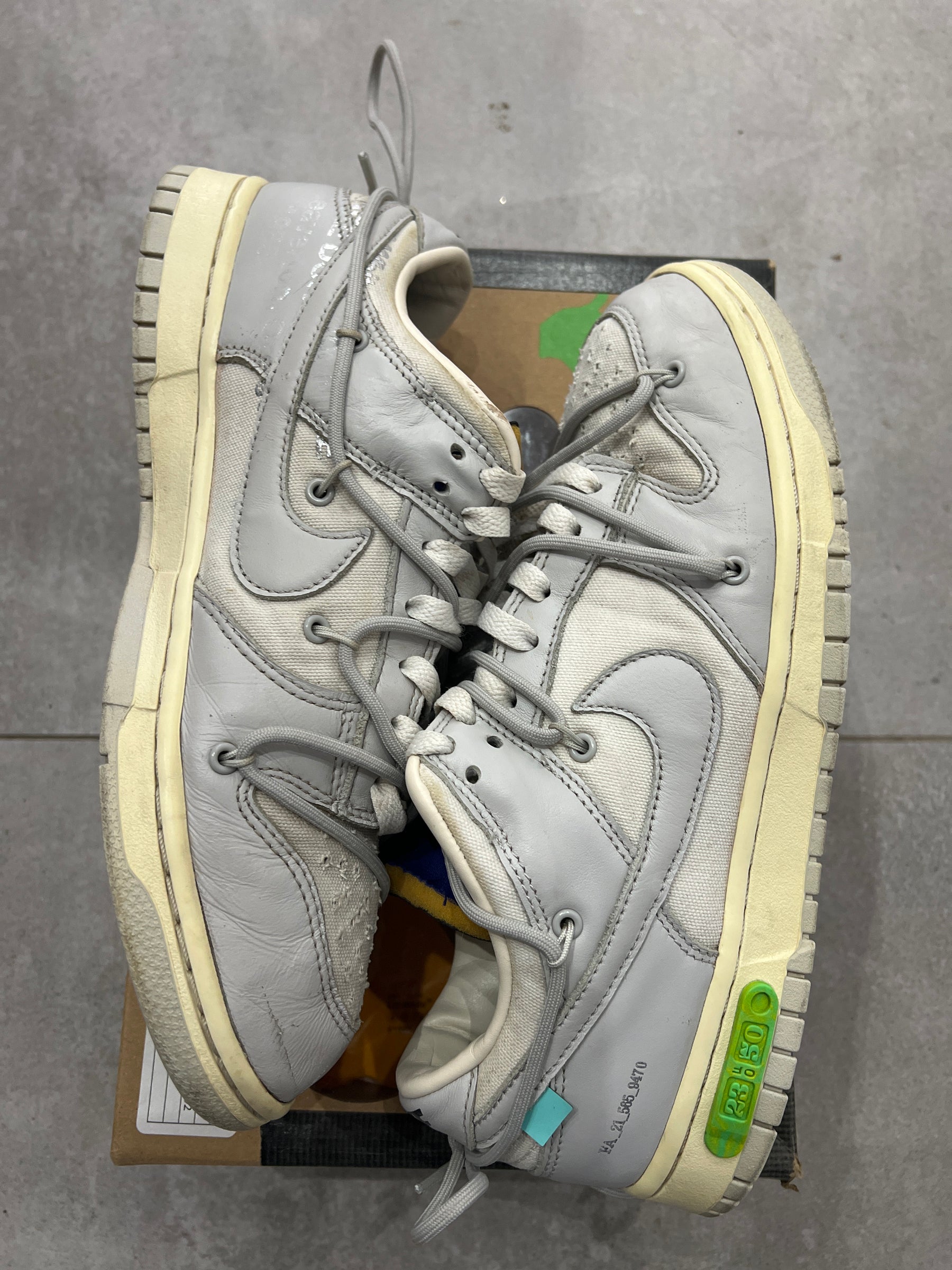 Dunk x off-white lot23