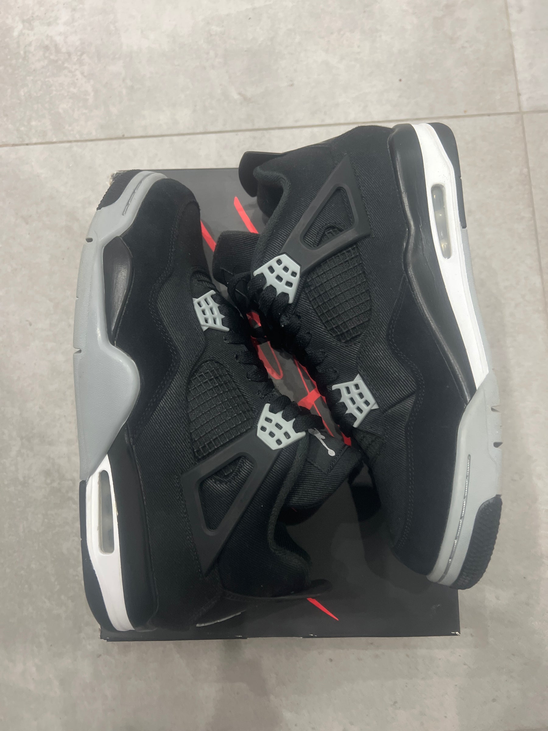 Jordan 4 Black Canvas