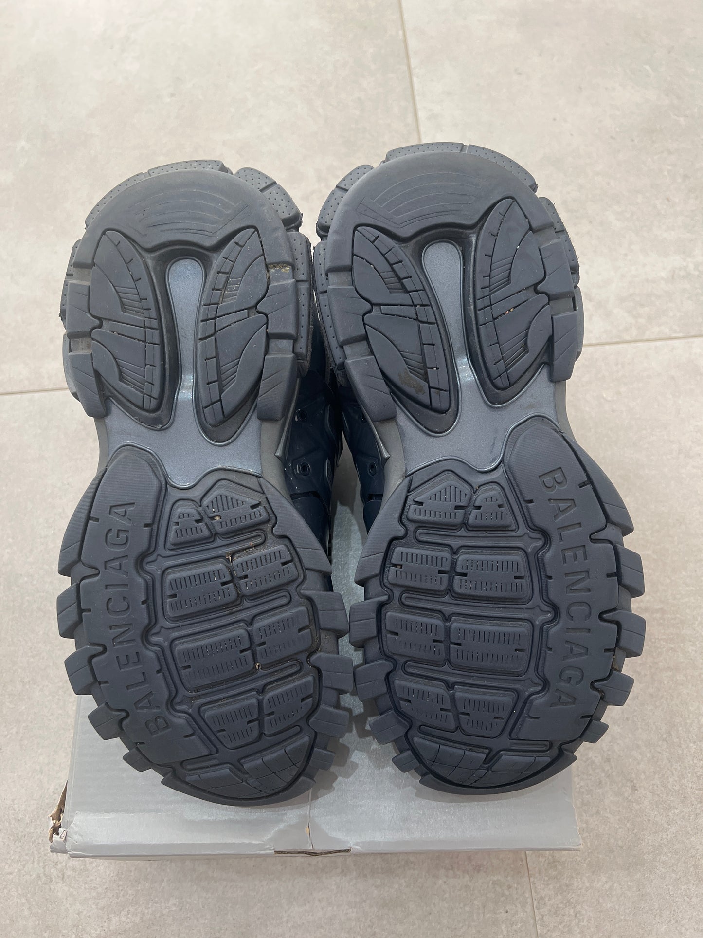 Balenciaga track navy