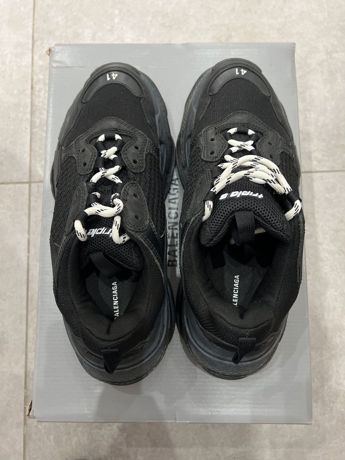 Balenciaga 3S Clearsole Black