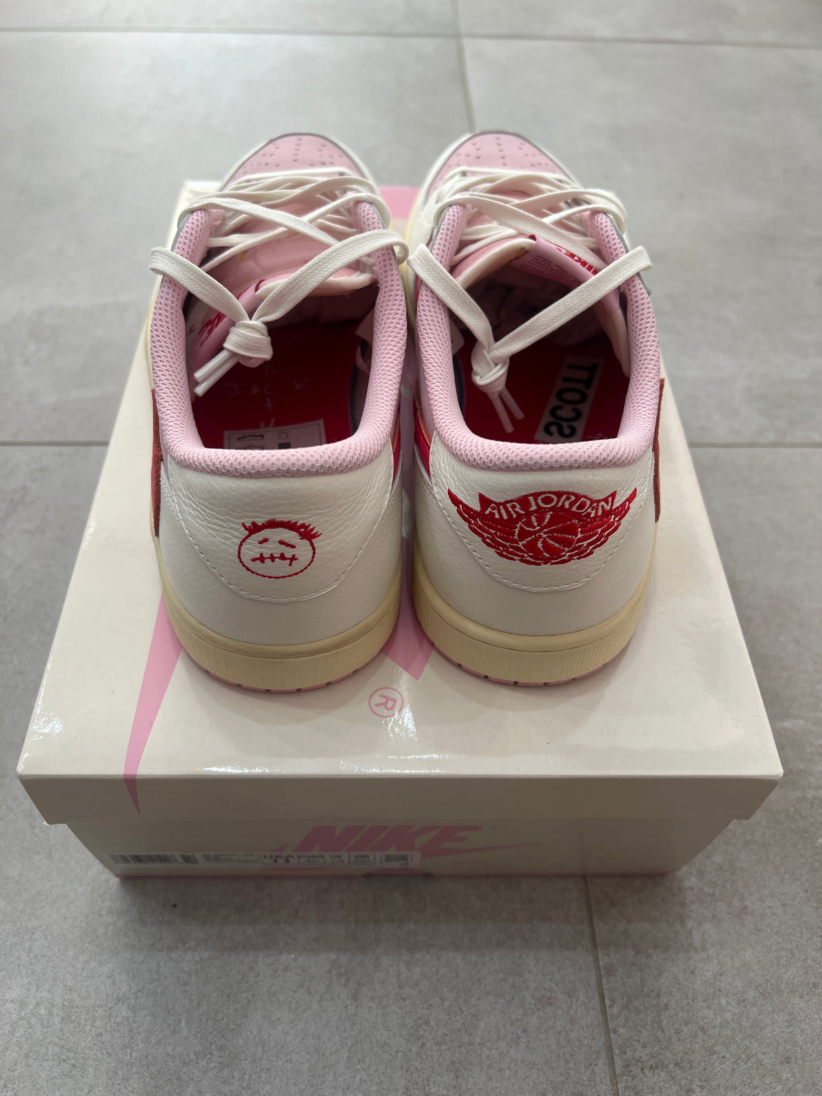 Jordan 1 Low x Travis Scott Tropical Pink