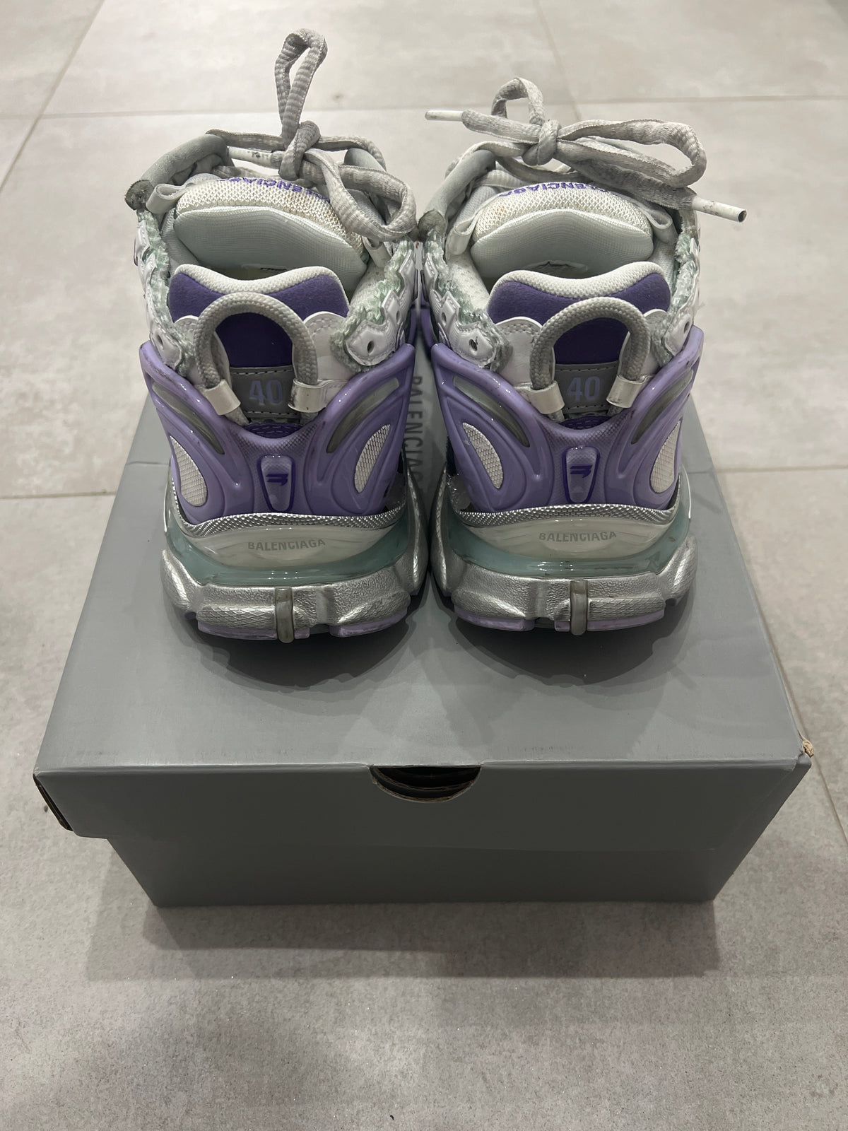 Balenciaga Runner Violet/Silver/Olive