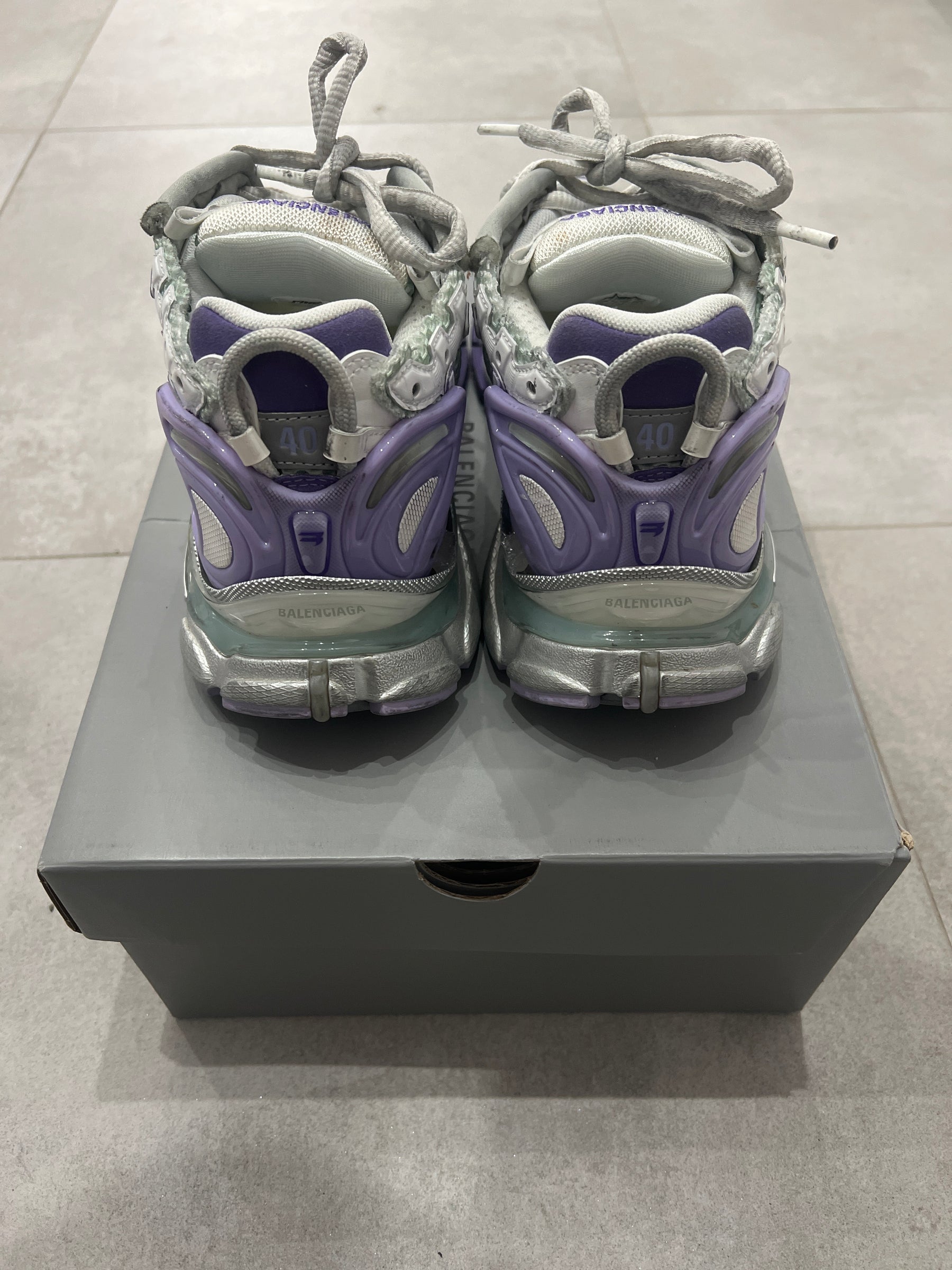 Balenciaga Runner Violet/Silver/Olive