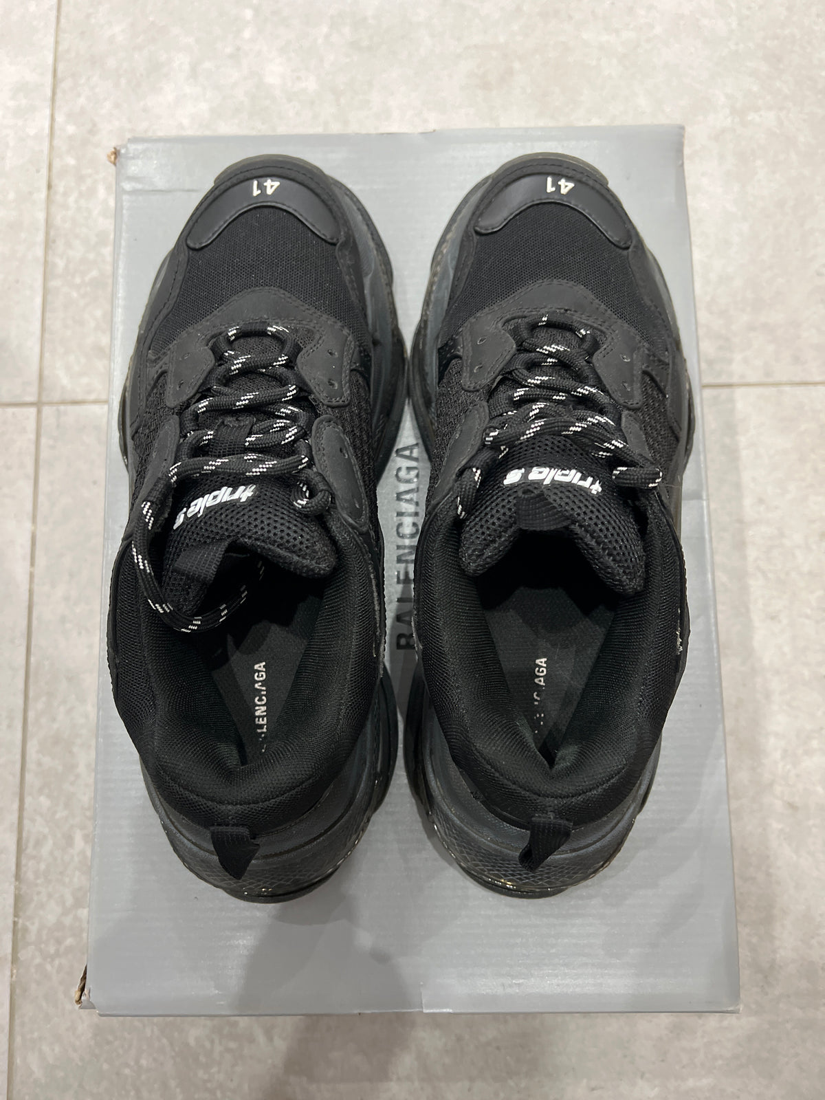 Balenciaga 3S Clearsole Black
