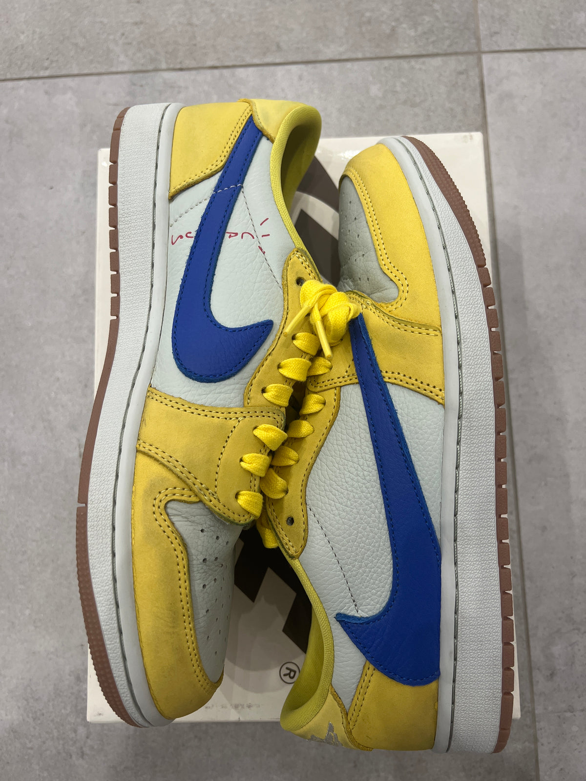 Jordan 1 Low x Travis Scott „Canary”