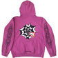 Chrome Hearts Matty Boy Spider Web Hoodie Purple