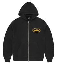 Corteiz Superior Royale Zip Hoodie Black