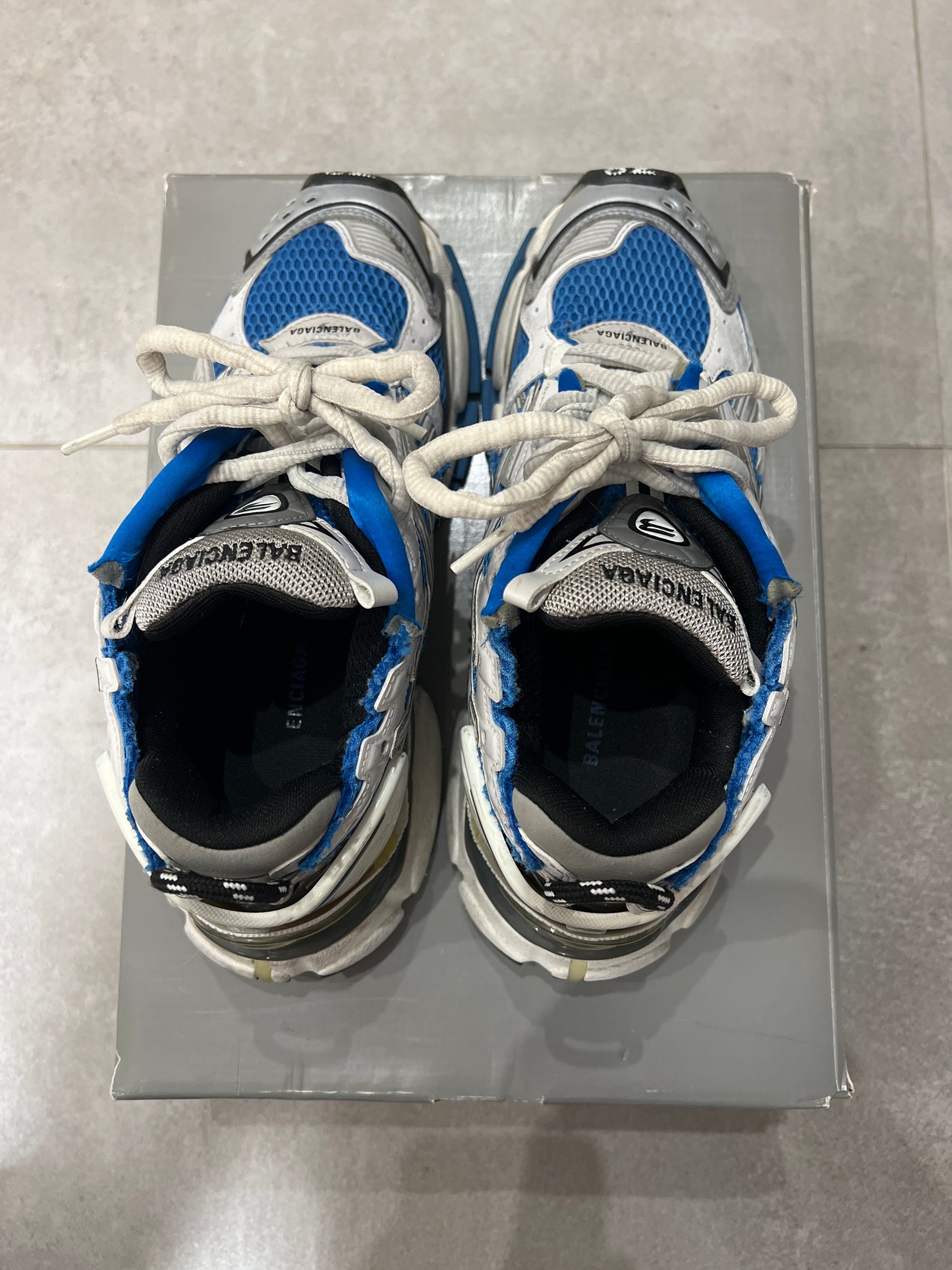 Balenciaga Runner Blue/Silver