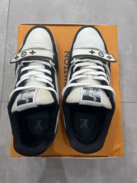 Louis Vuitton Trainer Velcro Strap Black Denim