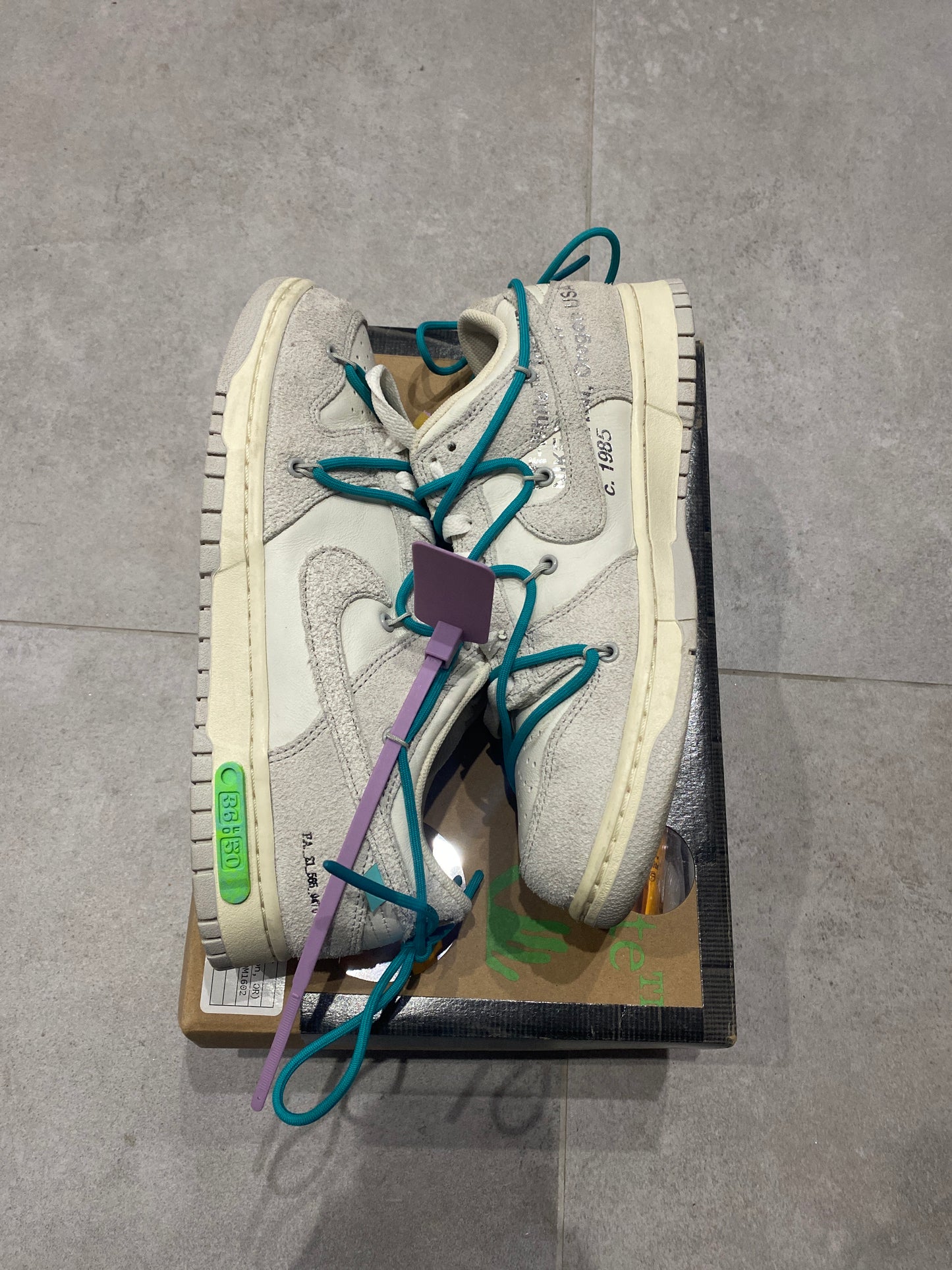 Nike Dunk x Off-White Lot 36