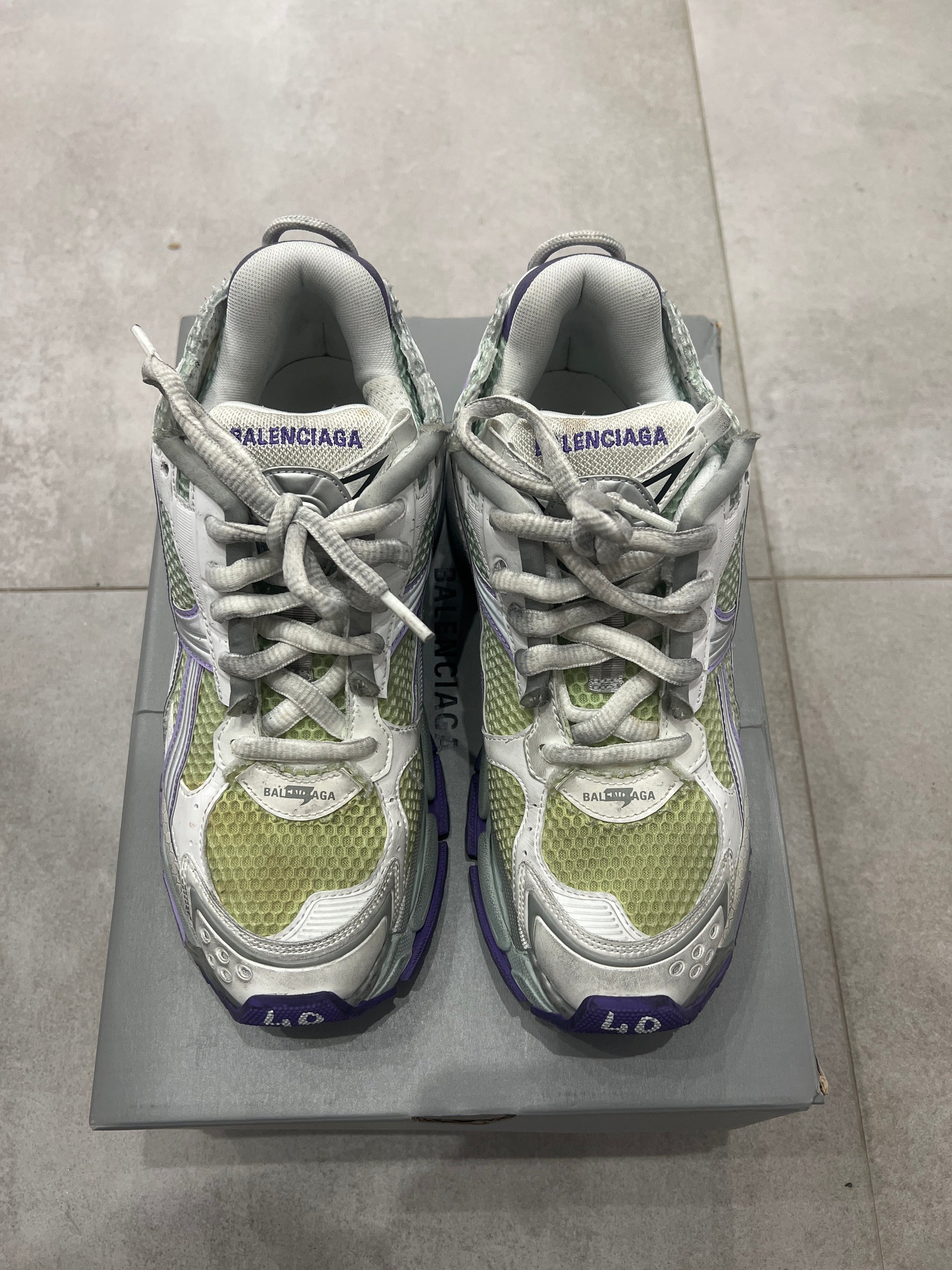 Balenciaga Runner Violet/Silver/Olive
