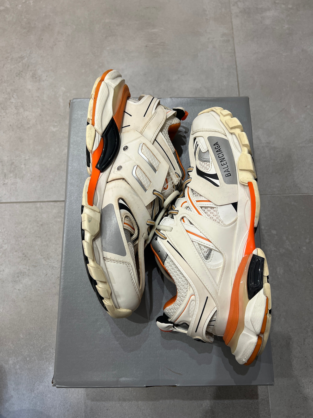Balenciaga Track White Orange