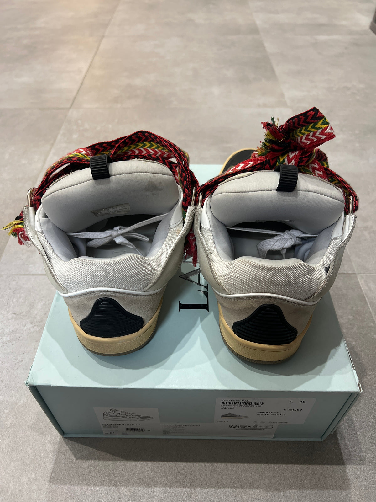 Lanvin Curb White Invory