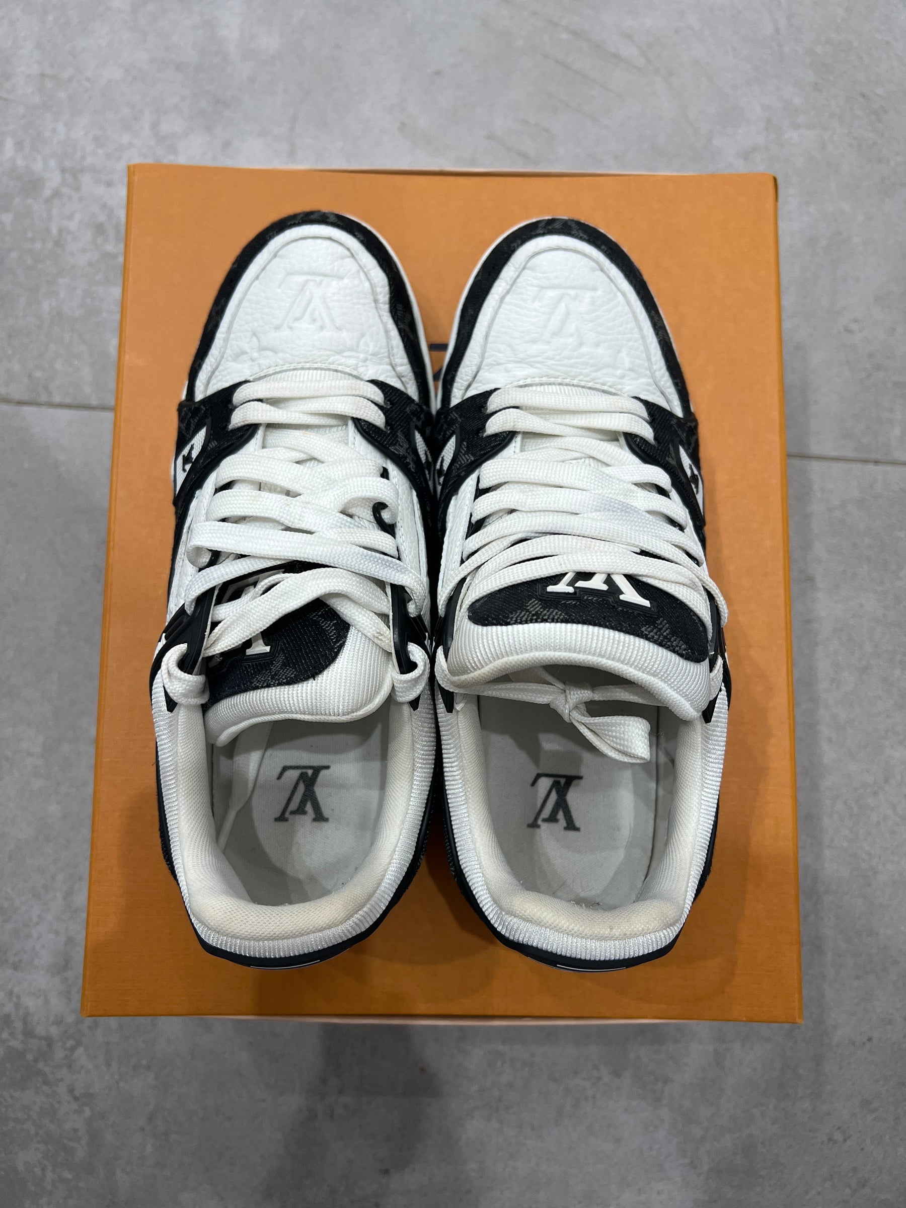 Louis Vuitton Black Denim Trainer