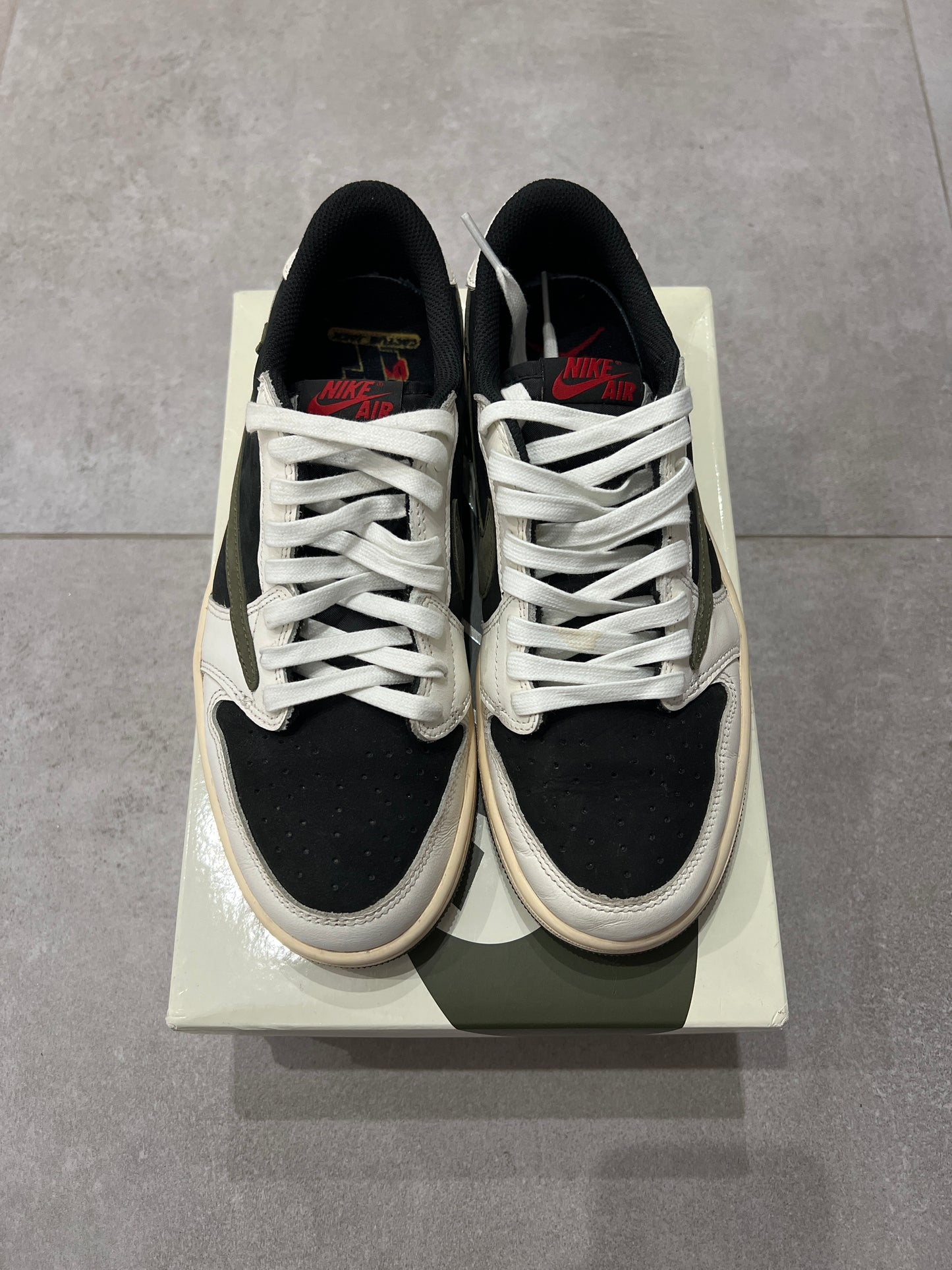 Jordan 1 Low x Travis Scott Olive