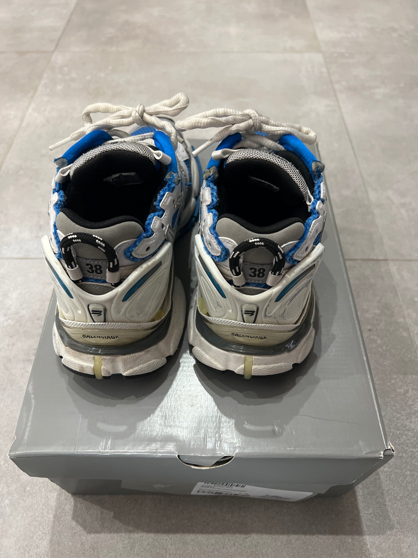 Balenciaga Runner Blue/Silver