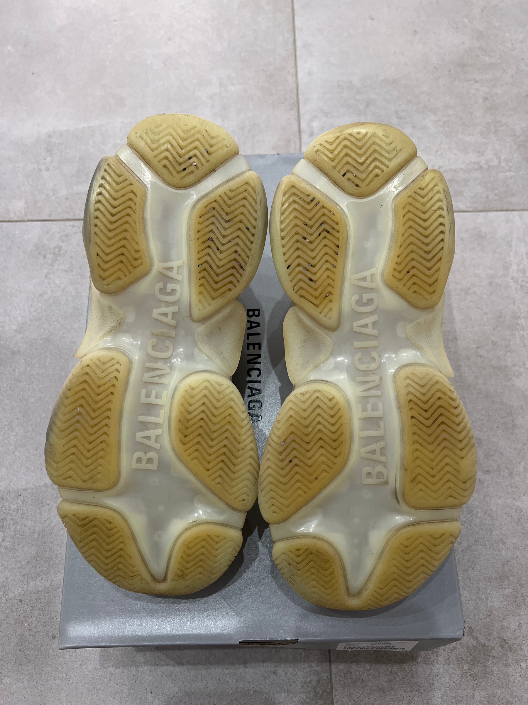 Balenciaga Triple S/3S Clearsole White