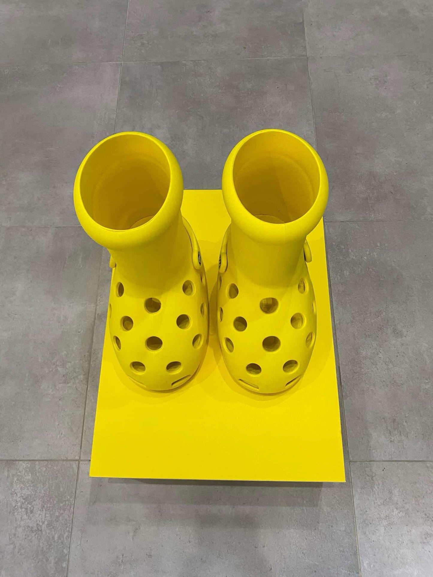 MSCHF X Crocs Big Red Boot (yellow)