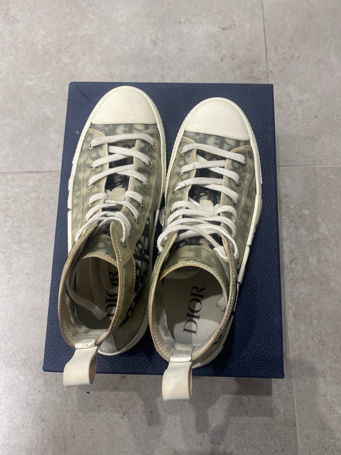 Dior B23 Bee Sneakers x Stussy