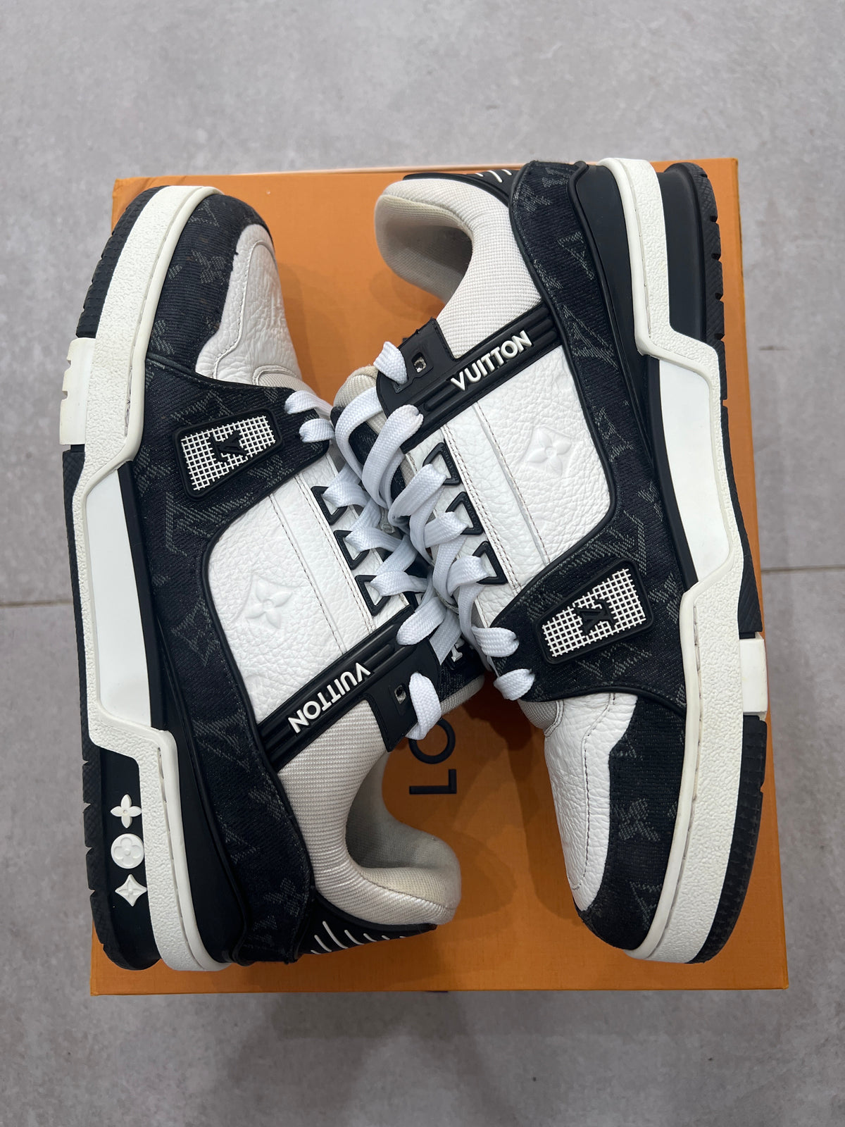 Louis Vuitton Denim Black Trainer