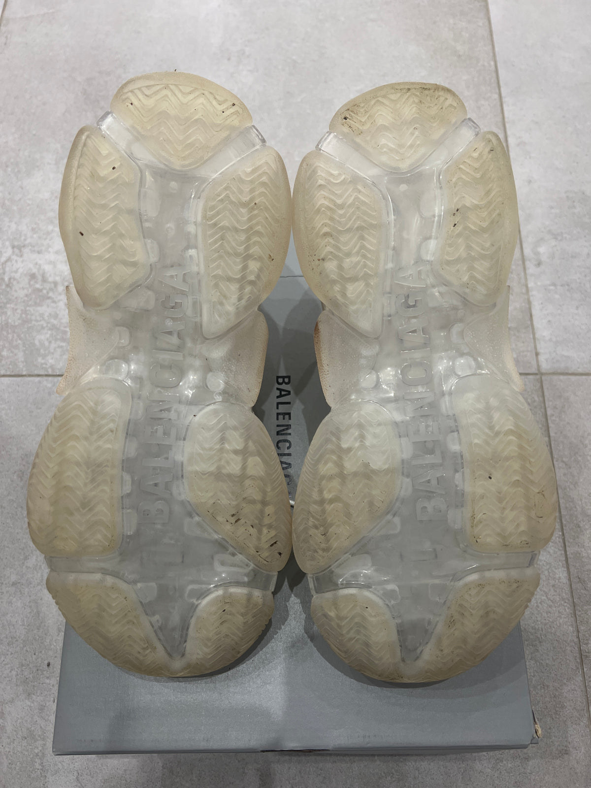 Balenciaga Triple S/3S Clearsole White