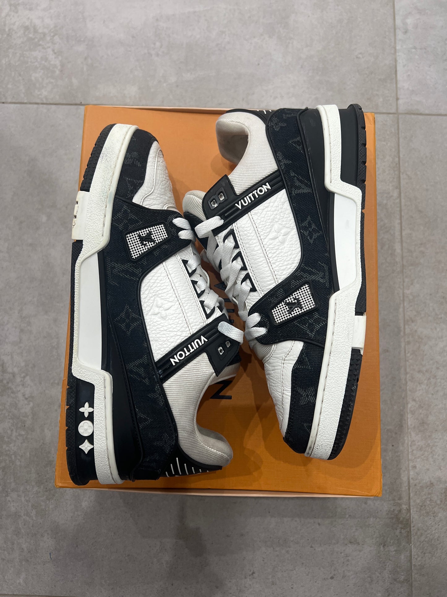 Louis Vuitton Denim Black Trainer