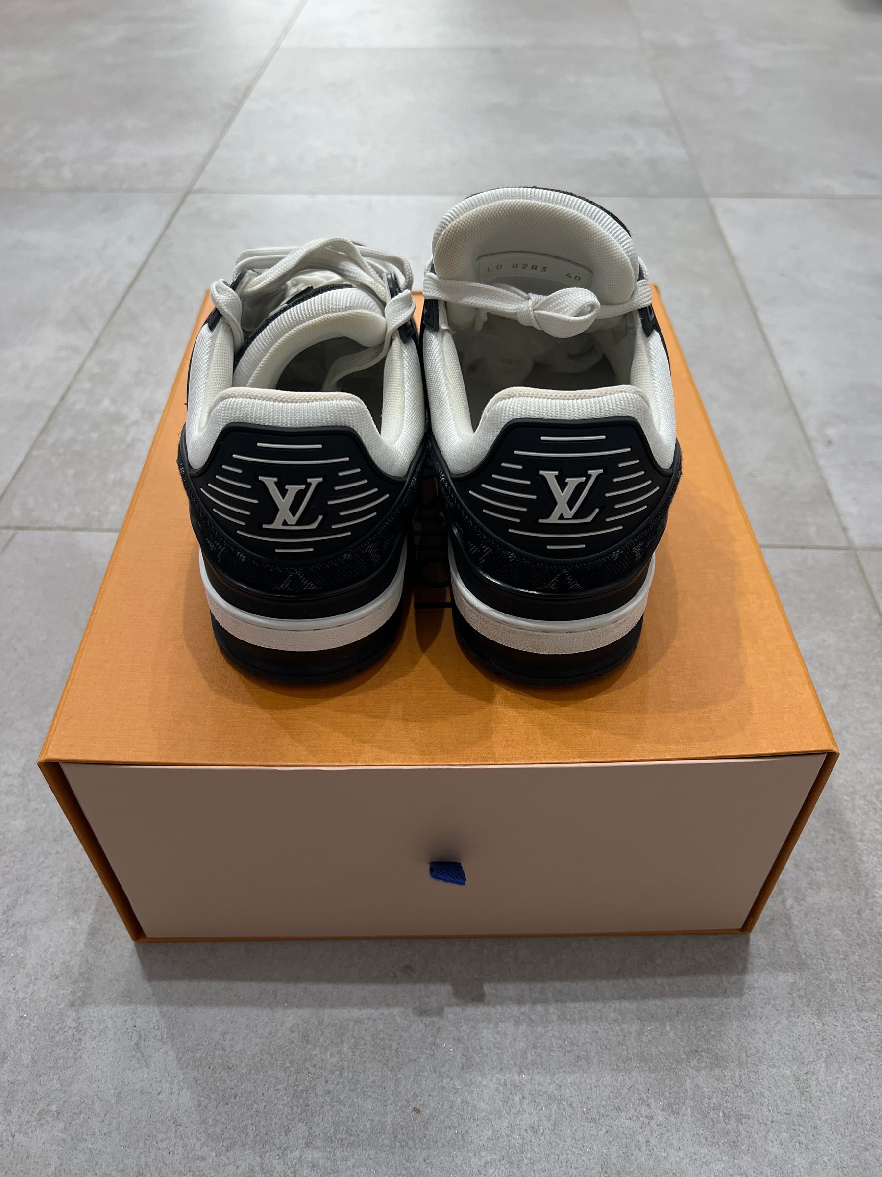 Louis Vuitton Black Denim Trainer