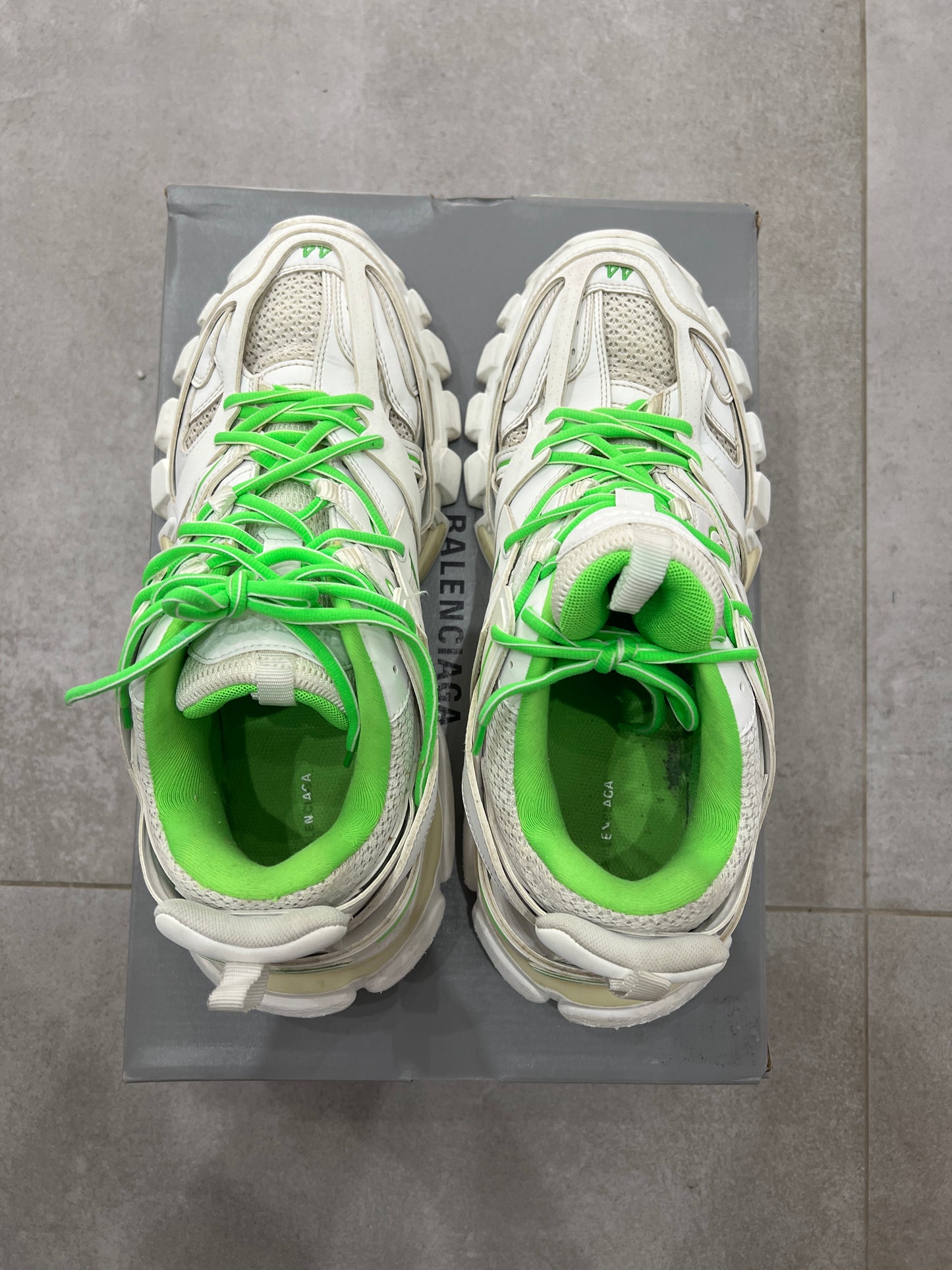 Balenciaga Track White/Green