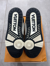 Louis Vuitton Trainer Velcro Strap Black Denim